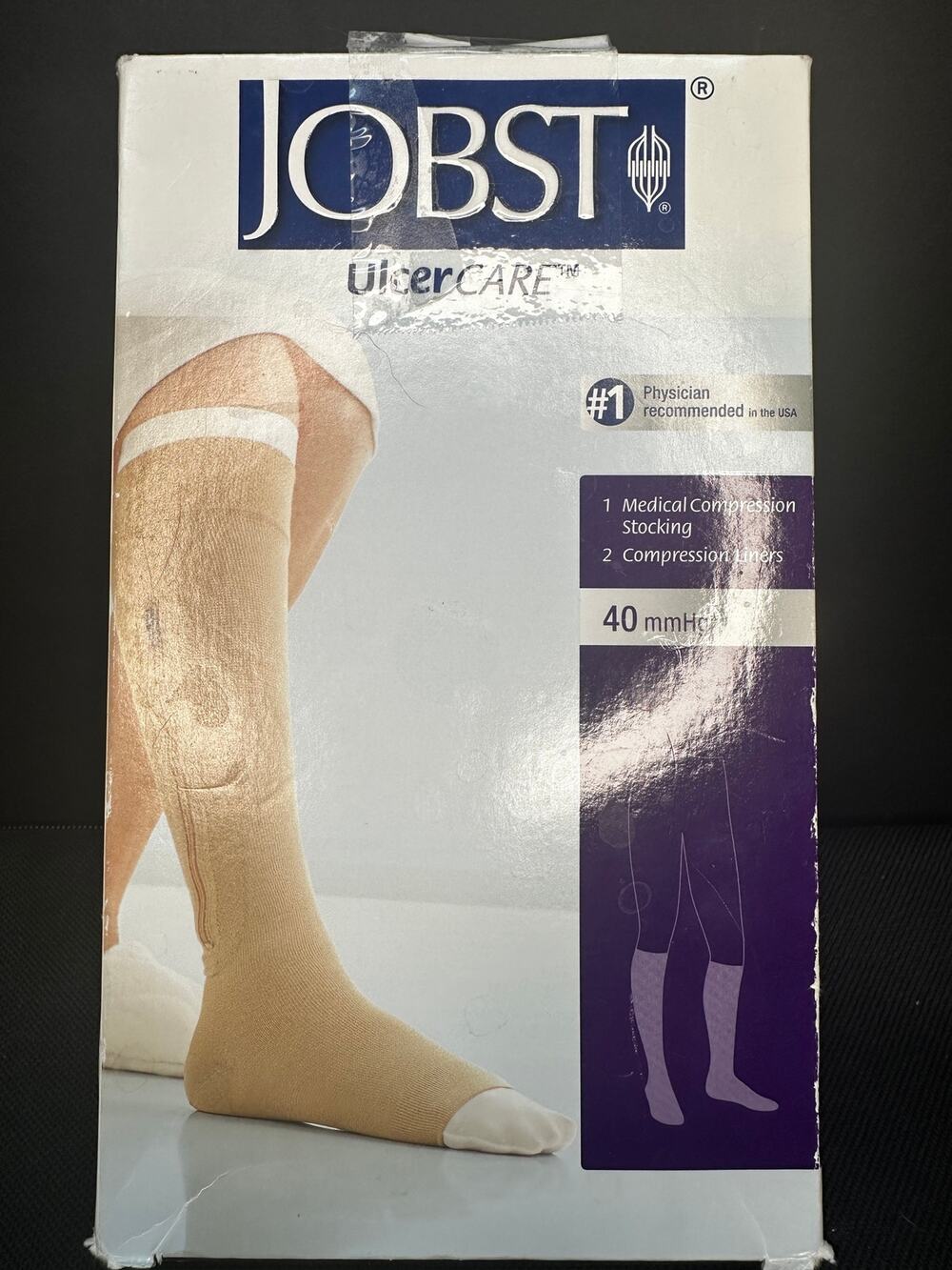 JOBST UlcerCare LARGE Compression LINERS ONLY 2 Pairs